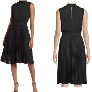 Nanette Laporte Elegant Black Pleated Dress